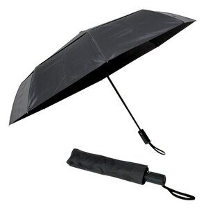 Umbrella- Telescopic - Black - Auto Open -38.6" Dia. - NWT